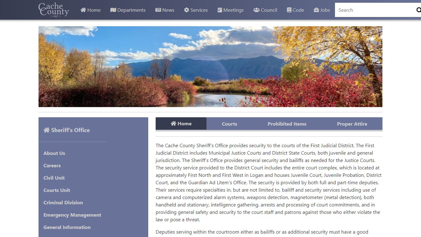 Official Site of Cache County, Utah - Courts Unit